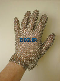 Kettenhandschuh Vorderansicht