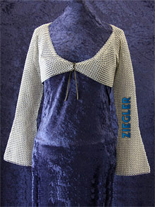 Bolerojacke aus Edelstahlringgewebe